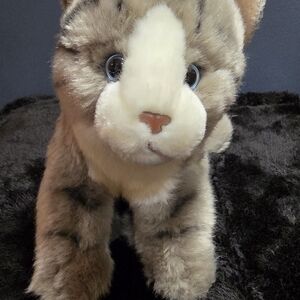 Animal Alley Plush Gray Tabby Kitten Stuffed Animal - Toys R Us